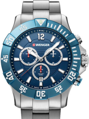 Wenger 01.0643.119 Seaforce duiker-chronograaf 43 mm 20ATM