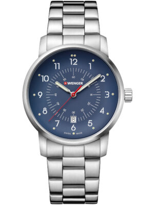 Wenger 01.1641.118 Avenue heren 42 mm 10ATM