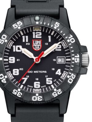 Luminox XS.0301.L Leerback Seaschildpad 39mm 10 ATM