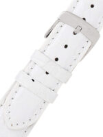 Morellato A01U0518339017CR18 Witte alligator horlogeband 18 mm