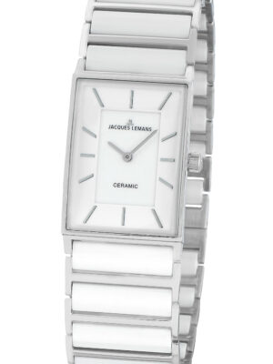 Jacques Lemans 1-1594E York Ceramic Dames 24mm 5 ATM