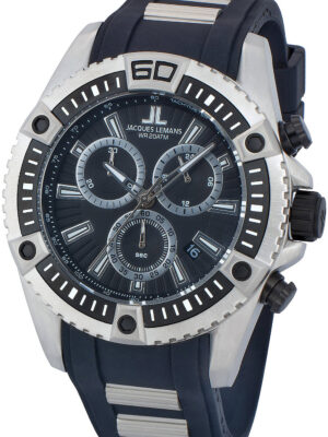 Jacques Lemans 1-1805B Liverpool herenchronograaf 46 mm 20 ATM