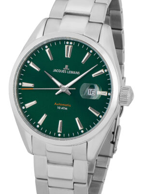 Jacques Lemans 1-1846F Derby heren 43 mm 10 ATM