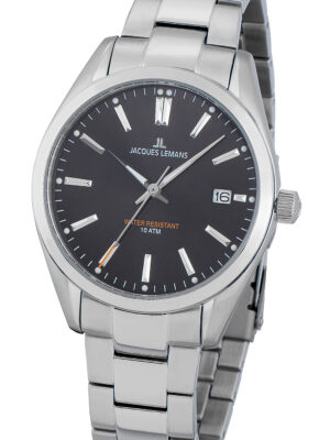 Jacques Lemans 1-1859E Derby heren 40 mm 10ATM