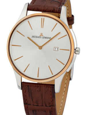 Jacques Lemans 1-1936F Londen Heren 40 mm 10 ATM