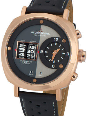 Jacques Lemans 1-2058C Lugano heren 44 mm 5ATM