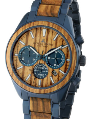 Jacques Lemans 1-2115P Eco Power Zonne-energie Chronograaf 44 mm