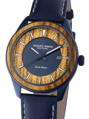 Jacques Lemans 1-2116K Eco-Power heren solar herenhorloge 40 mm