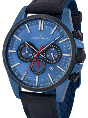 Jacques Lemans 1-2119C Liverpool chronograaf 44 mm 10ATM
