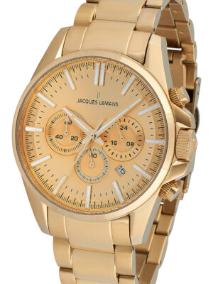 Jacques Lemans 1-2119I Liverpool chronograaf 44 mm 10ATM