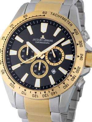 Jacques Lemans 1-2140H Liverpool chronograaf herenhorloge 48 mm 10ATM