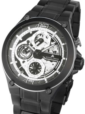 Jacques Lemans 1-2150F Manchester multifunctioneel herenhorloge 43 mm 10ATM