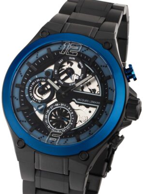 Jacques Lemans 1-2150G Manchester multifunctioneel herenhorloge 43 mm 10ATM