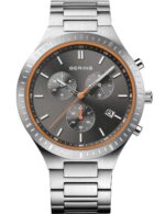 Bering 11743-709 Klassiek titanium chronograaf herenhorloge 40 mm 5ATM