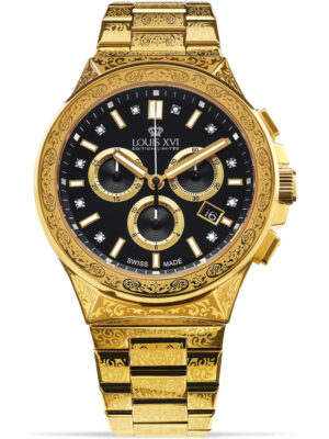 Louis XVI LXVI1215 Le Monarque chronograaf 42 mm 5ATM