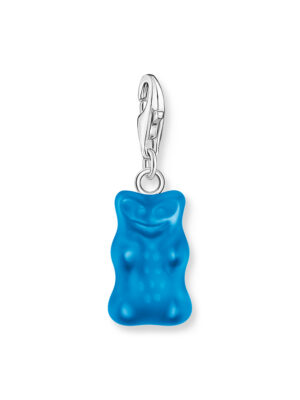 Thomas Sabo 2181-017-1 Blauw Charm Goudbears hanger zilver