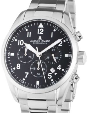Jacques Lemans 42-2D Barcelona heren chronograaf 42 mm 10ATM