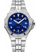 Edox 53020-3M-BUN Delfin duiker dameshorloge 38 mm 20ATM