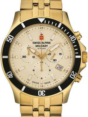 Swiss Alpine Military 7022.9111 chronograaf 42 mm 10ATM