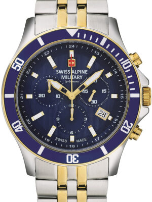Swiss Alpine Military 7022.9145 chronograaf 42 mm 10ATM