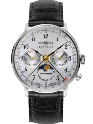 Zeppelin 7037-1 Hindenburg LZ129 dameshorloge maanfase 36mm