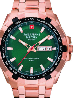 Swiss Alpine Military 7043.1164 dag-datum herenhorloge 42 mm 10ATM