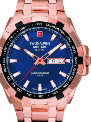 Swiss Alpine Military 7043.1165 dag-datum herenhorloge 42 mm 10ATM