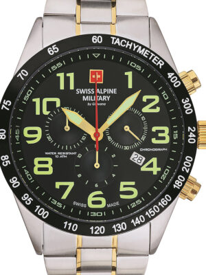 Zwitserse Alpine Militaire 7047.9147 chrono 45 mm 10ATM