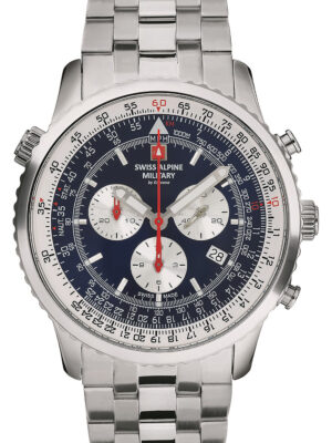 Swiss Alpine Military 7078.9135 chrono heren 45 mm 10ATM