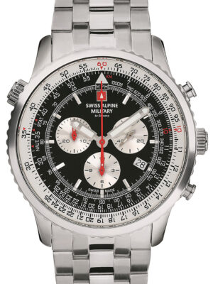 Swiss Alpine Military 7078.9137 chrono heren 45 mm 10ATM