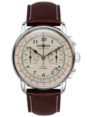 Zeppelin 7614-5 LZ-127 chronograaf 43 mm 5ATM