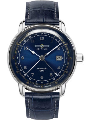 Zeppelin 7668-3 Los Angeles LZ126 automatisch herenhorloge GMT 43 mm 5ATM