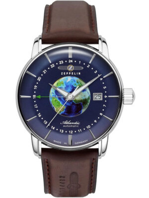 Zeppelin 8468-3 Atlatnic automatisch herenhorloge GMT 43 mm 5ATM