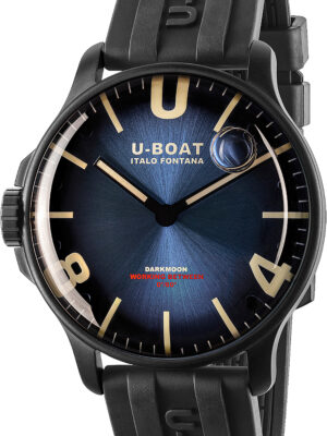U-Boat 8700/C Donkermaanblauw IPB Soleil 44mm 5ATM