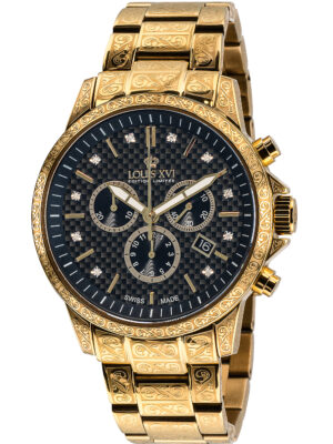 Louis XVI LXVI873.2 Palais Royale Chronograaf herenhorloge 43 mm 10ATM