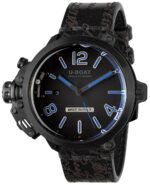 U-Boat 8806 Capsule 50 mm PVD BK BL automatisch herenhorloge 10ATM