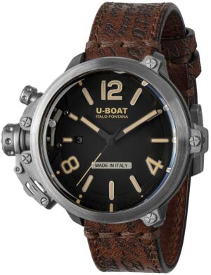 U-Boat 8807 Capsule 50 mm SS BK BE automatisch herenhorloge 10ATM