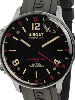U-boot 8839 Capsoil Doppiotempo SS GMT 45mm 10ATM