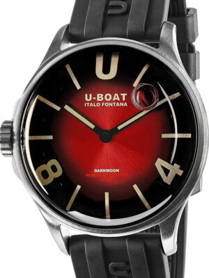 U-Boat 9500 Darkmoon rood SS Soleil herenhorloge 40 mm 5ATM