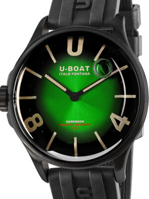 U-Boat 9503 donkermoongroen PVD Soleil herenhorloge 40 mm 5ATM