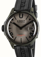 U-Boat 9551 donkermaangrijs camouflage herenhorloge 40 mm 5ATM