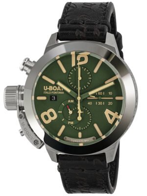 U-Boat 9581 Classico 45 mm wolfraam CAS groen herenhorloge 10ATM