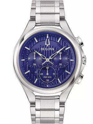 Bulova 96A302 Curv herenhorloge chronograaf 45 mm 3ATM