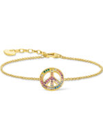 Thomas Sabo A2071-996-7 Peace Rainbow-armband dames