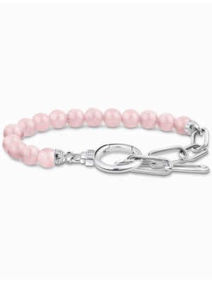 Thomas Sabo A2134-035-9-L19V Zilveren armband met. roze kralen
