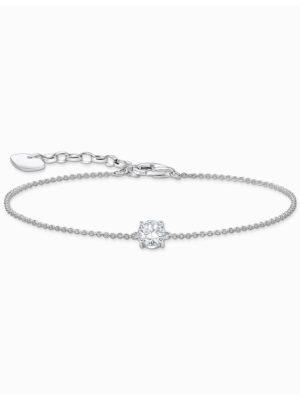 Thomas Sabo A2156-051-14-L19V Zilveren armband met. witte zirkonia