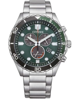 Citizen AT2561-81X herenhorloge Eco-Drive chronograaf 43 mm 10ATM