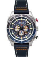 AVI-8 AV-4100-02 herenhorloge Hawker Hunter dubbele tijd chronograaf 43 mm 5ATM