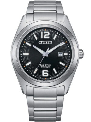Citizen AW1641-81E Eco-Drive titanium herenhorloge 41 mm 5ATM