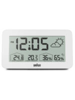 Braun BC13WP digitale wekker met. weerstation